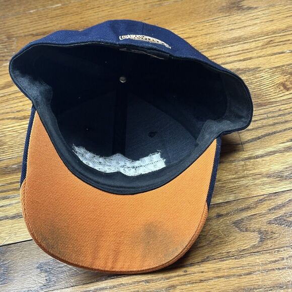 Harley Davidson Fitted Baseball Hat Cap Adult Large Wool Blue READ - Picture 6 of 10